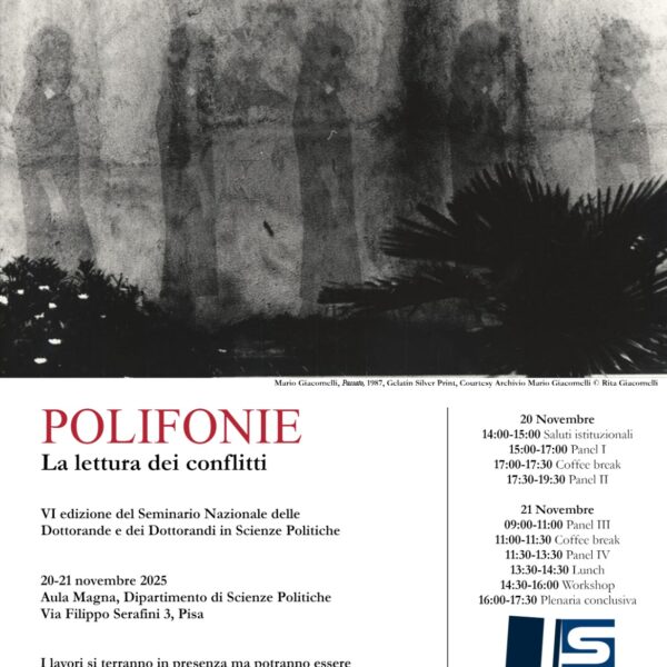 Call for abstract: VI Seminario nazionale delle Dottorande e dei Dottorandi in Scienze politiche