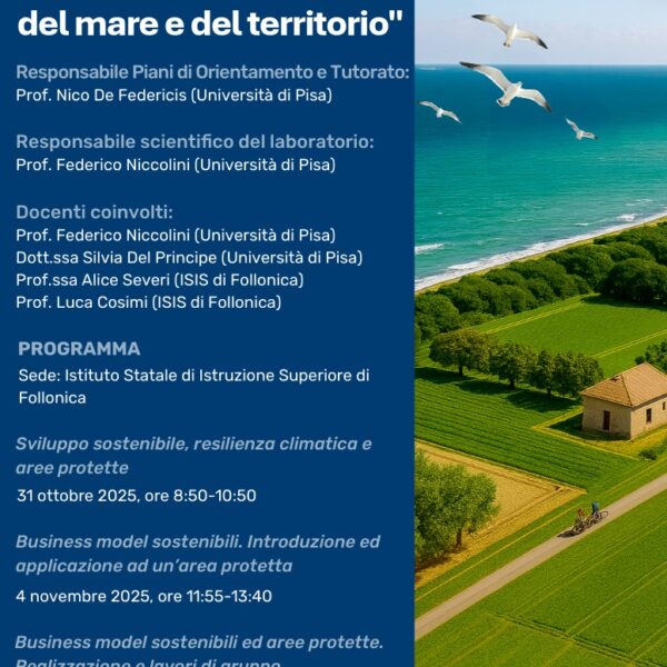POT: Laboratorio di “Gestione sostenibile del mare e del territorio” – ISIS di Follonica